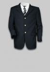 Blazer veste, bleu marine, 70%polyester 30%laine, doublure 100%polyester, 7 poches dont 3 intérieures